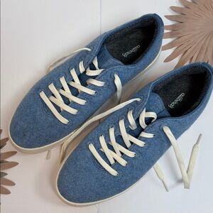 Allbirds Men Blue Wool Cruiser Casual Sneakers - Size 11